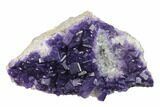Purple Cubic Fluorite Crystal Cluster - Morocco #137157-1